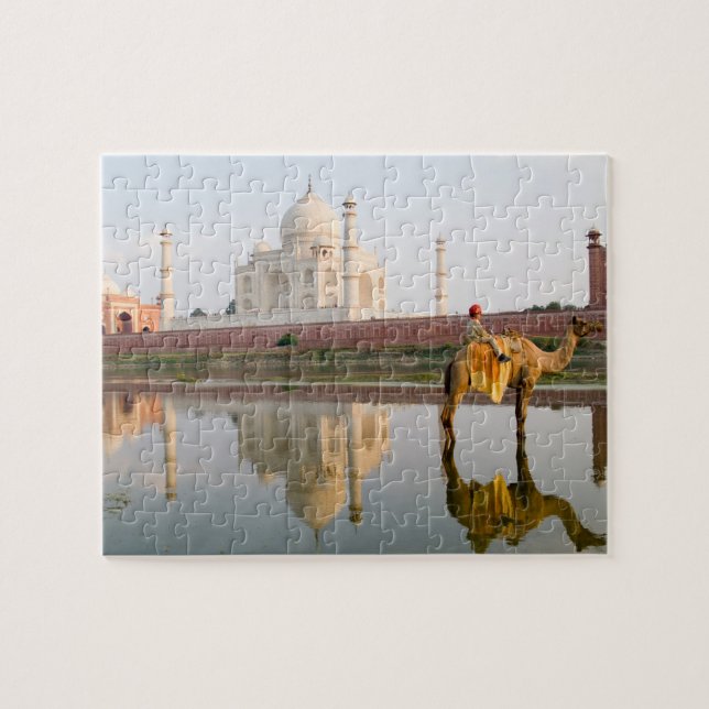 Puzzle Le site funéraire du temple Taj Mahal, célèbre dan (Horizontal)
