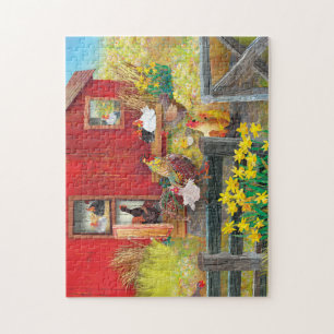PUZZLE LE SOLEIL AU-DESSUS DE ET FLEURS CI-DESSOUS