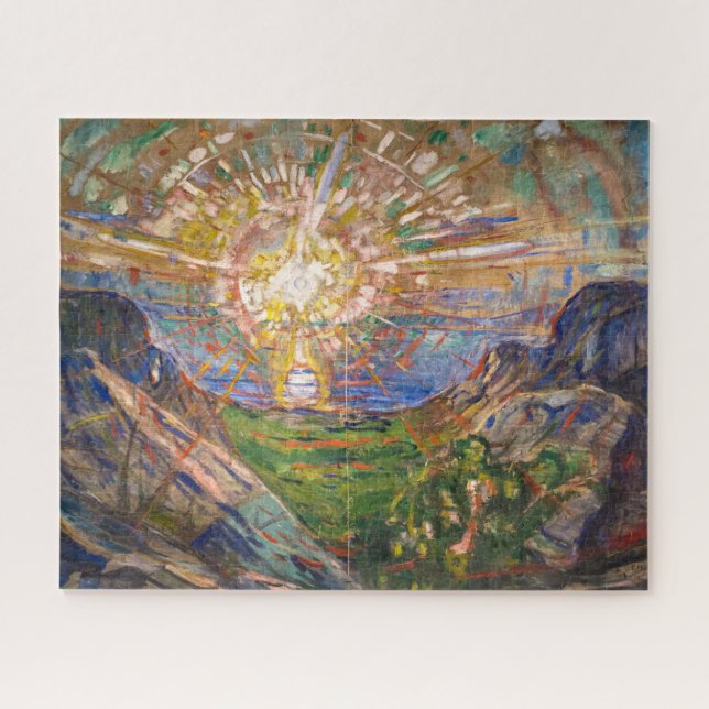 Puzzle Le Soleil | Edvard Munch | (Horizontal)