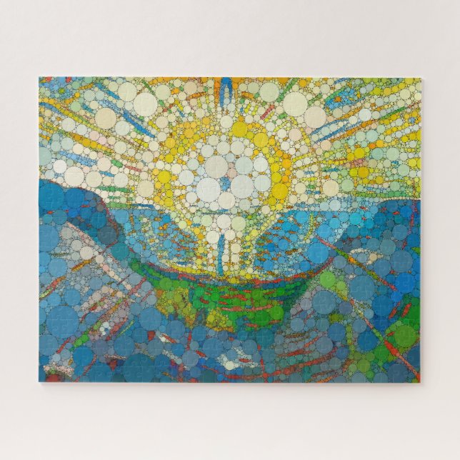 Puzzle Le soleil, points d'infini par William Morris (Horizontal)