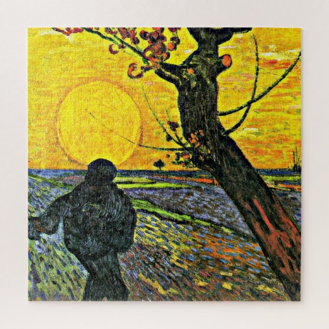 Puzzle Le Sower, tableau d'art de Vincent van Gogh (Vertical)