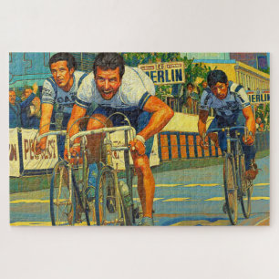 Puzzle Le Sprint à Trois Paris-Roubaix 1981 Peinture