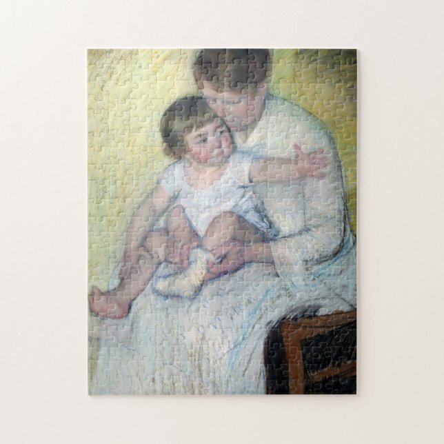 Puzzle Le Stocking, Mary Cassatt (Vertical)