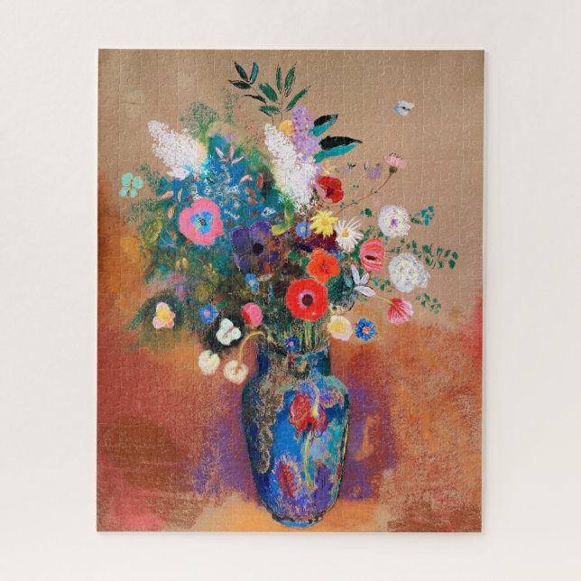 Puzzle Le tableau de Odilon Redon, Bouquet de fleurs, (Vertical)