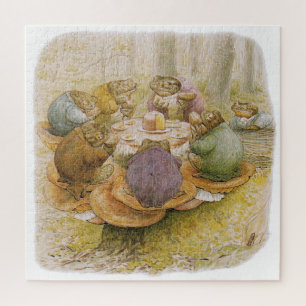 Puzzle Le Tea Party des crapauds (par Beatrix Potter)