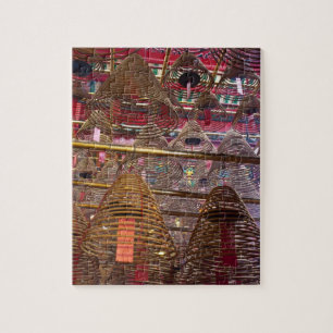 Puzzle Le temple bouddhiste Man Mo de Hong Kong