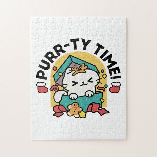 Puzzle Le temps de la pub ! - Conception de Noël Festive  (Vertical)