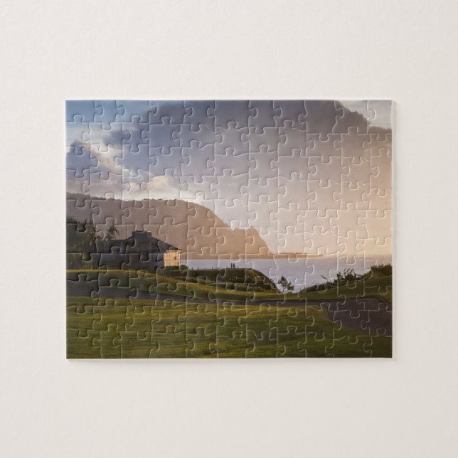 Puzzle Le terrain de golf Makai à Princeville (Horizontal)