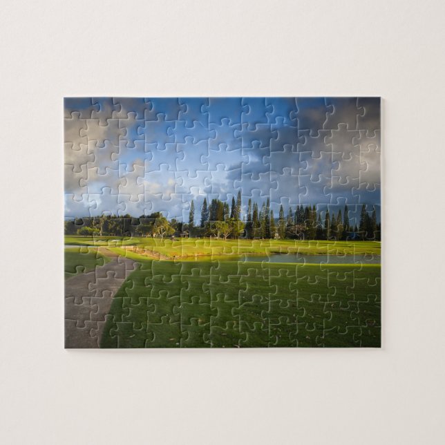 Puzzle Le terrain de golf Makai à Princeville (Horizontal)