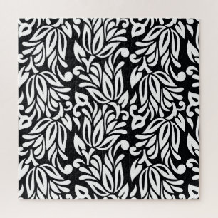 Puzzle Le textile noir et blanc.