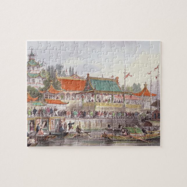 Puzzle Le théâtre à Tien-Chantent, de 'Chine dans une (Horizontal)