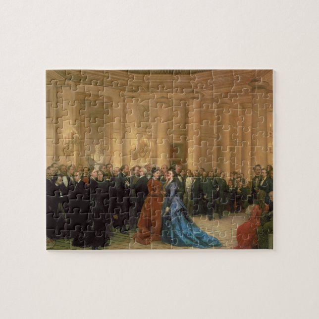 Puzzle Le théâtre d'Odeon, Paris, 1869 (huile sur la (Horizontal)