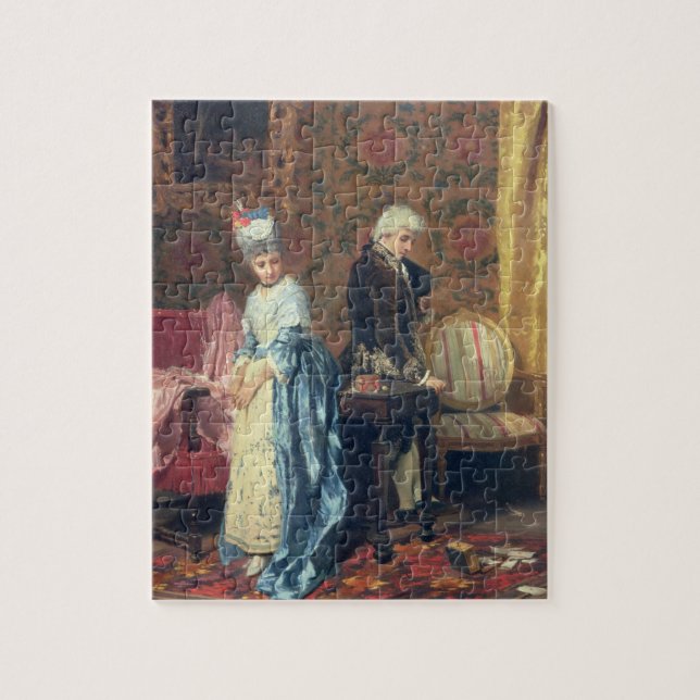 Puzzle Le tiff des amants, 1872 (huile sur le panneau) (Vertical)