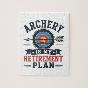 Puzzle Le Tir à l'Arc Est Mon Plan De Retraite Archer