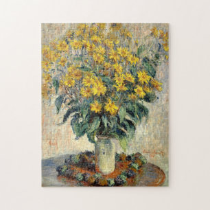 Puzzle Le topinambour de Claude Monet Fleurit 1880