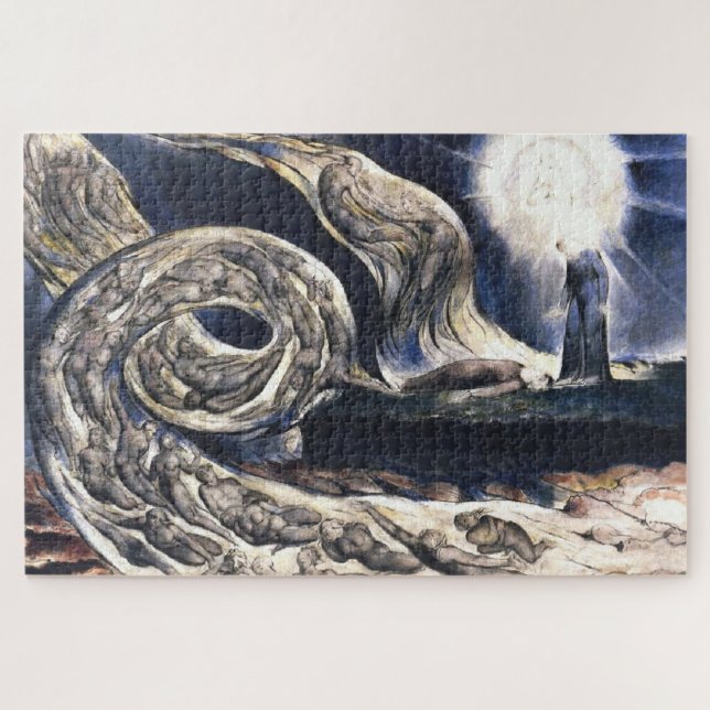 Puzzle Le tourbillon des amoureux de William Blake illust (Horizontal)