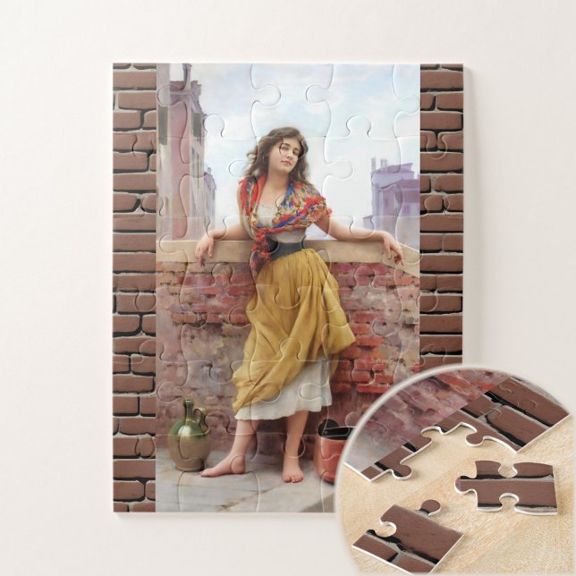 Puzzle Le transport d'eau par Eugene Blaas, Art (Créateur téléchargé)
