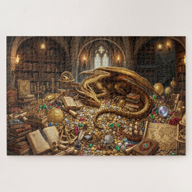 Puzzle Le Trésor du Dragon Savant (Horizontal)