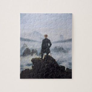Puzzle Le vagabond au-dessus de la mer de brume