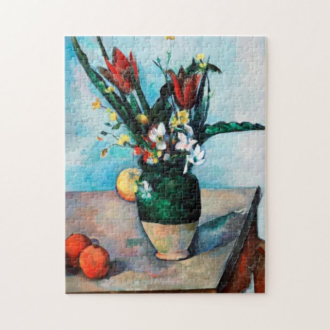 Puzzle Le Vase des Tulipes, Paul Cezanne (Vertical)