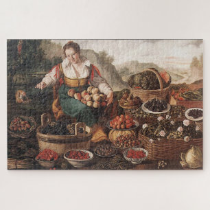 Puzzle Le vendeur de fruits de Vincenzo Campi Peinture