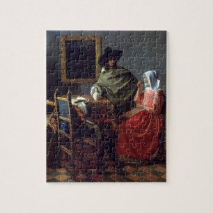 Puzzle Le verre de vin par Johannes Vermeer