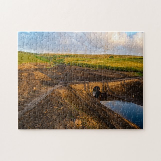 Puzzle Le vieux pont de bât packhorse de Baitings (Horizontal)