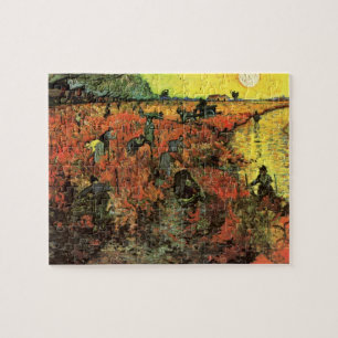 Puzzle Le vignoble rouge par Vincent van Gogh