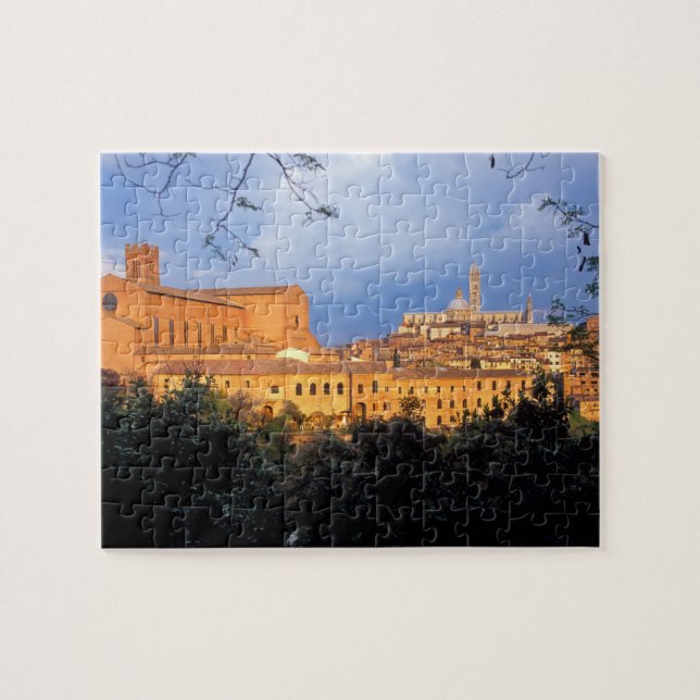 Puzzle Le village toscan de Sienne, Italie. (Horizontal)