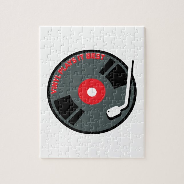 Puzzle Le vinyle le joue meilleur (Vertical)