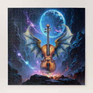 Puzzle Le Violon ailé des Royaumes au Clair de Lune