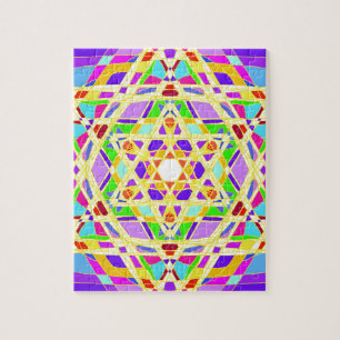 Puzzle Le vitrail. Judaical