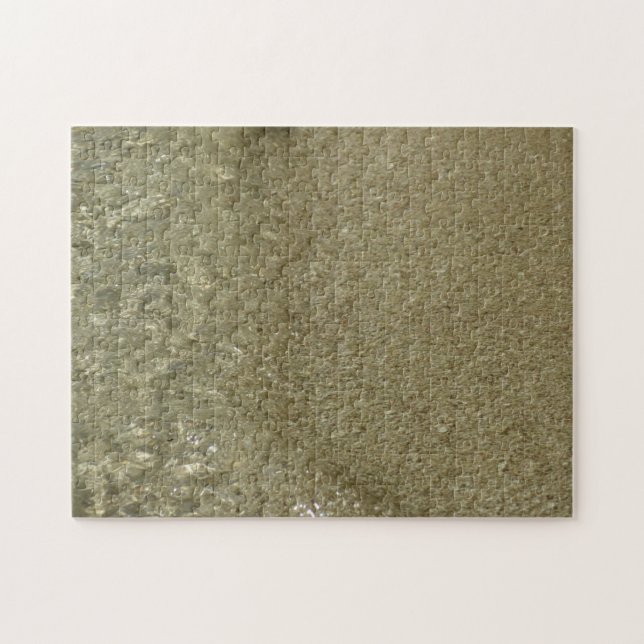 Puzzle L'eau sur la plage II Photographie Abstraite de la (Horizontal)