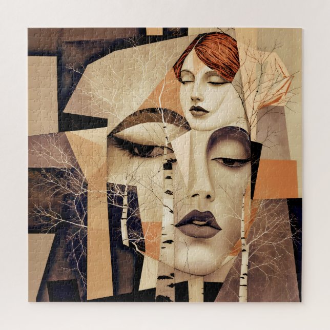 Puzzle L'Écho de « Virelle » – Un portrait abstrait (Vertical)