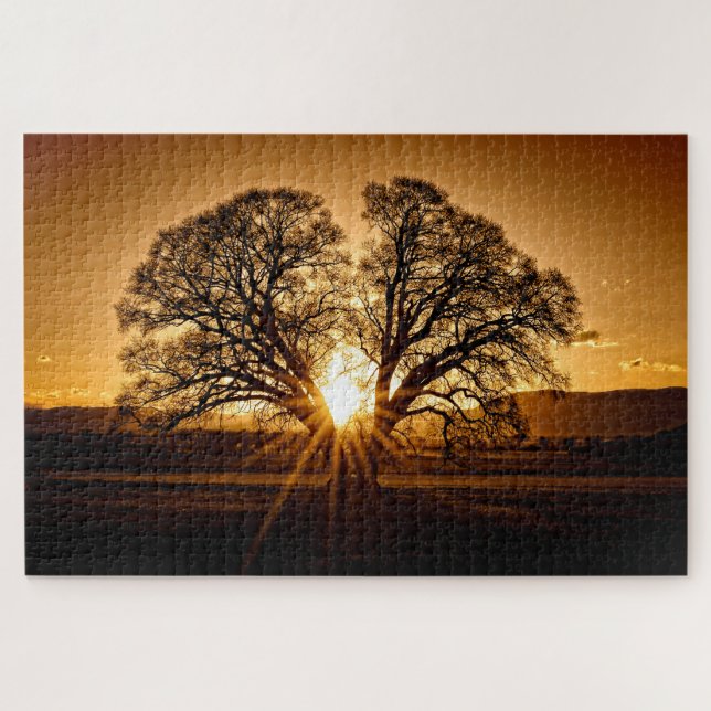 Puzzle L'éclat du coucher du soleil - 20x30 - 1014 PCs (Horizontal)