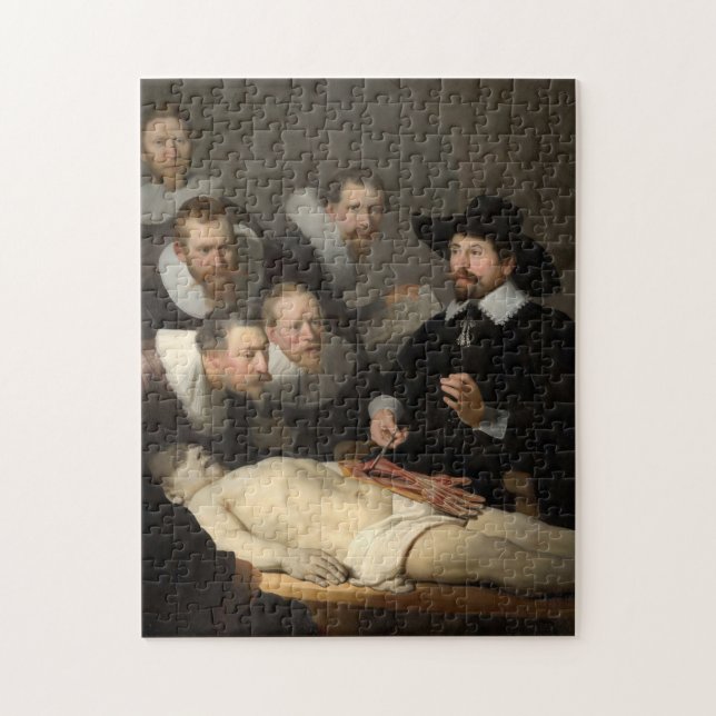Puzzle Leçon d'anatomie Dr Nicolaes Tulp Rembrandt (Vertical)