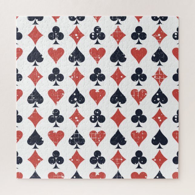 Puzzle Lecture des cartes : Grunge Motif Abstrait (Vertical)