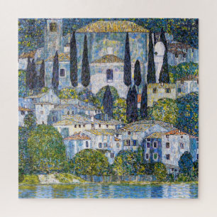 Puzzle L'église à Cassone   Gustav Klimt   Affiche