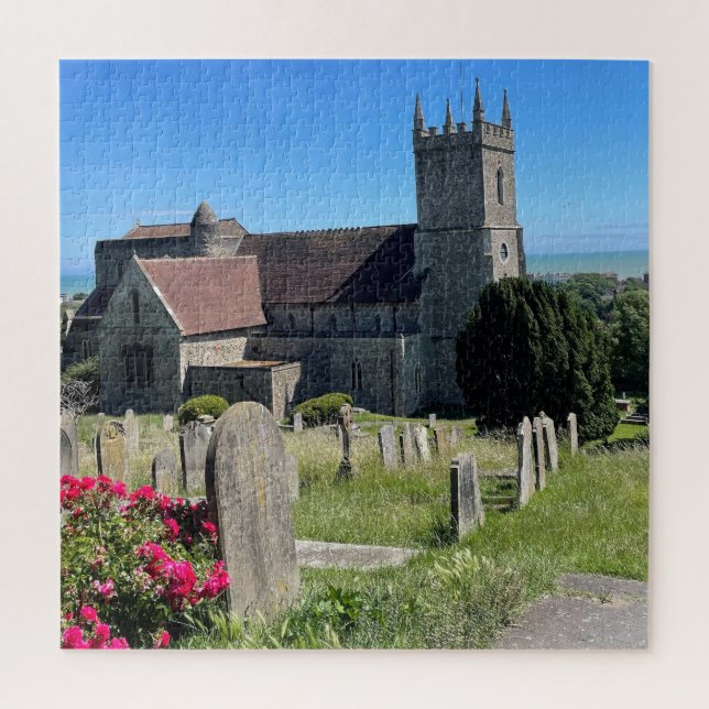 Puzzle L'église St Leonards Hythe vue d'en haut (Vertical)