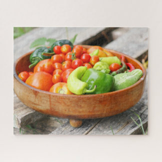 Puzzle Légumes frais du jardin dans le bol