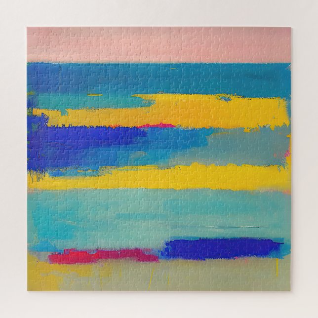 Puzzle "Lemonade Lullaby" Art Abstrait (Vertical)