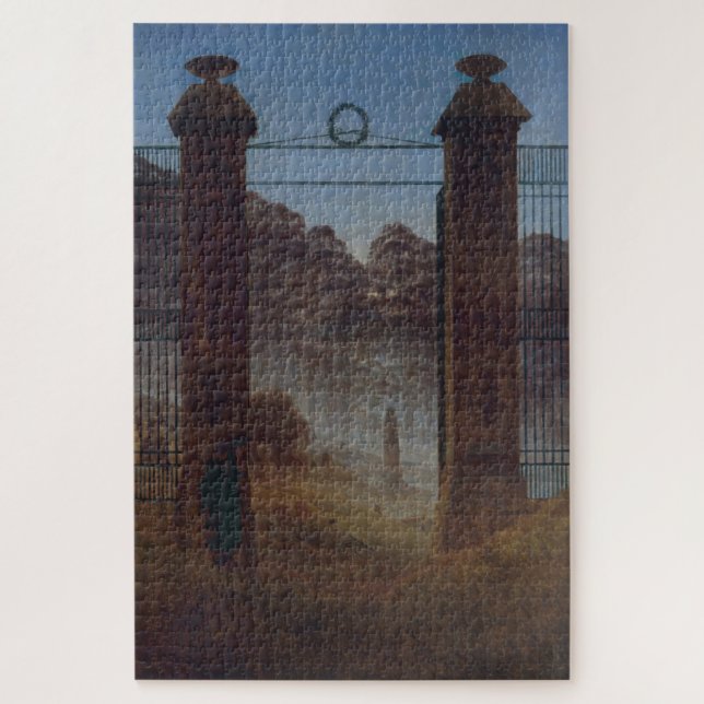 Puzzle L'entrée du cimetière : un chef-d'oeuvre de Friedr (Vertical)