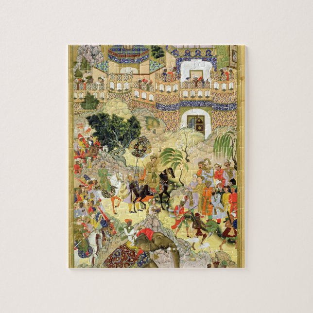 Puzzle L'entrée triomphante d'Akbar d'empereur dans (Vertical)