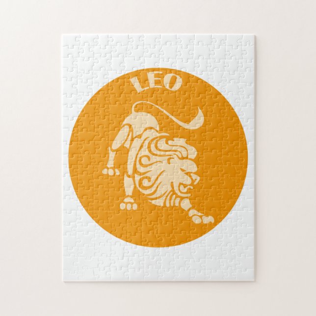 Puzzle Leo, Zodiac Sign, Horoscope, Astrology (Vertical)