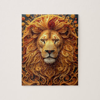 Puzzle Léo Zodiaque Quilling Papier