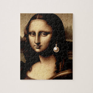 Puzzle Leonardo Da Vinci Funny Mona Lisa