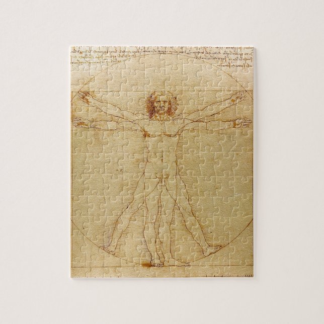 Puzzle Leonardo da Vinci , Vitruvian Man (Vertical)