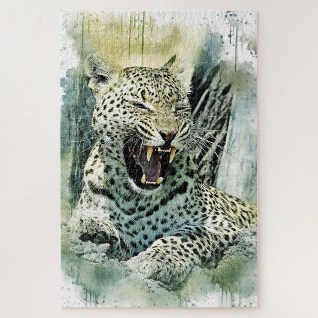 Puzzle Leopard (Vertical)