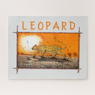 Puzzle Leopard africain