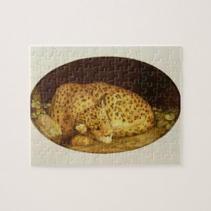 Puzzle Léopard de sommeil de George Stubbs , 1777 (éma